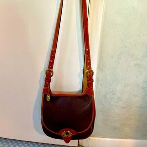 Vintage Dooney Bourke Calvary Saddle Bag.